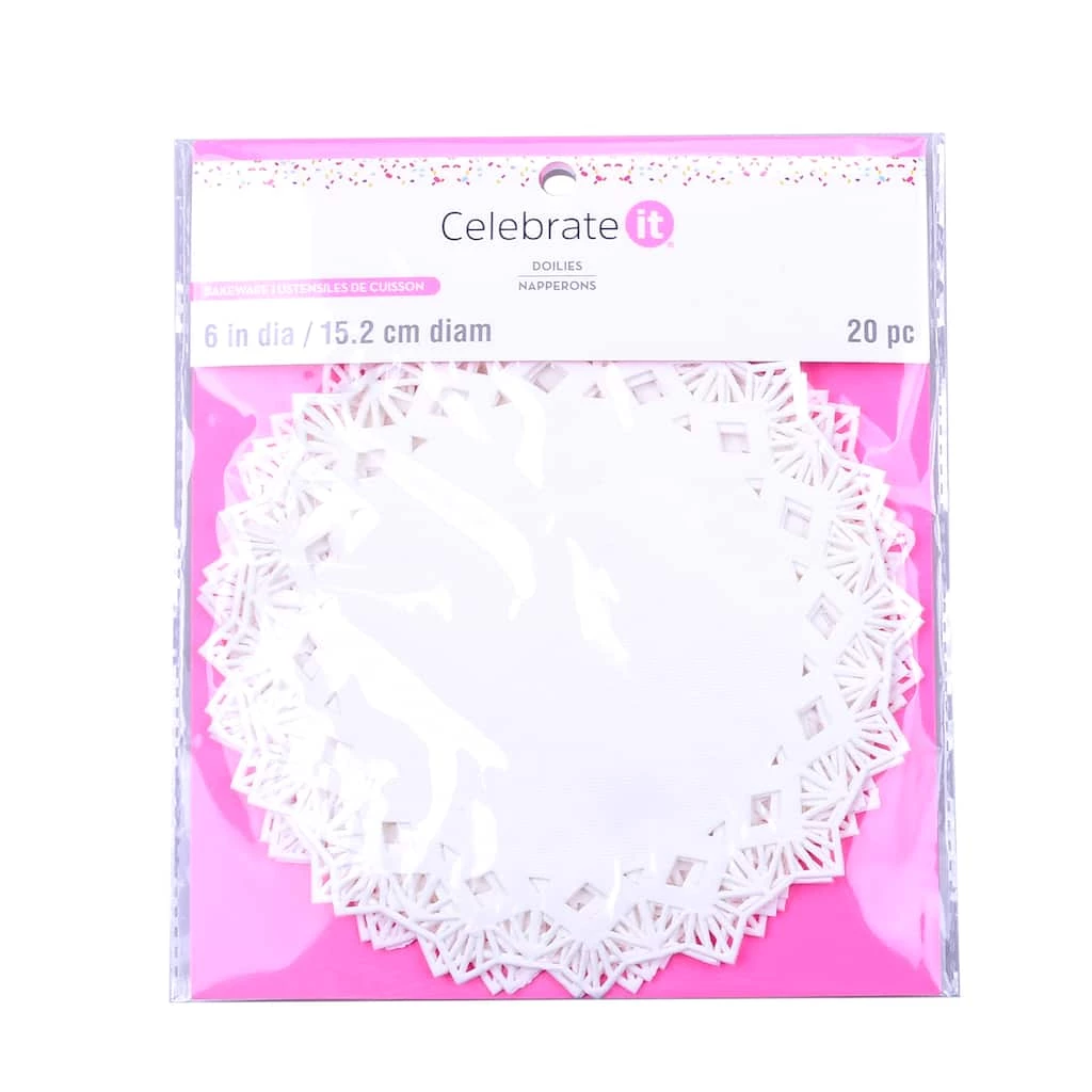Flash Sale ✨ 12 Packs: 20 ct. (240 total) 6" Paper Doilies by Celebrate It® ✨ 1 Flash Sale ✨ 12 Packs: 20 ct. (240 total) 6" Paper Doilies by Celebrate It® ✨