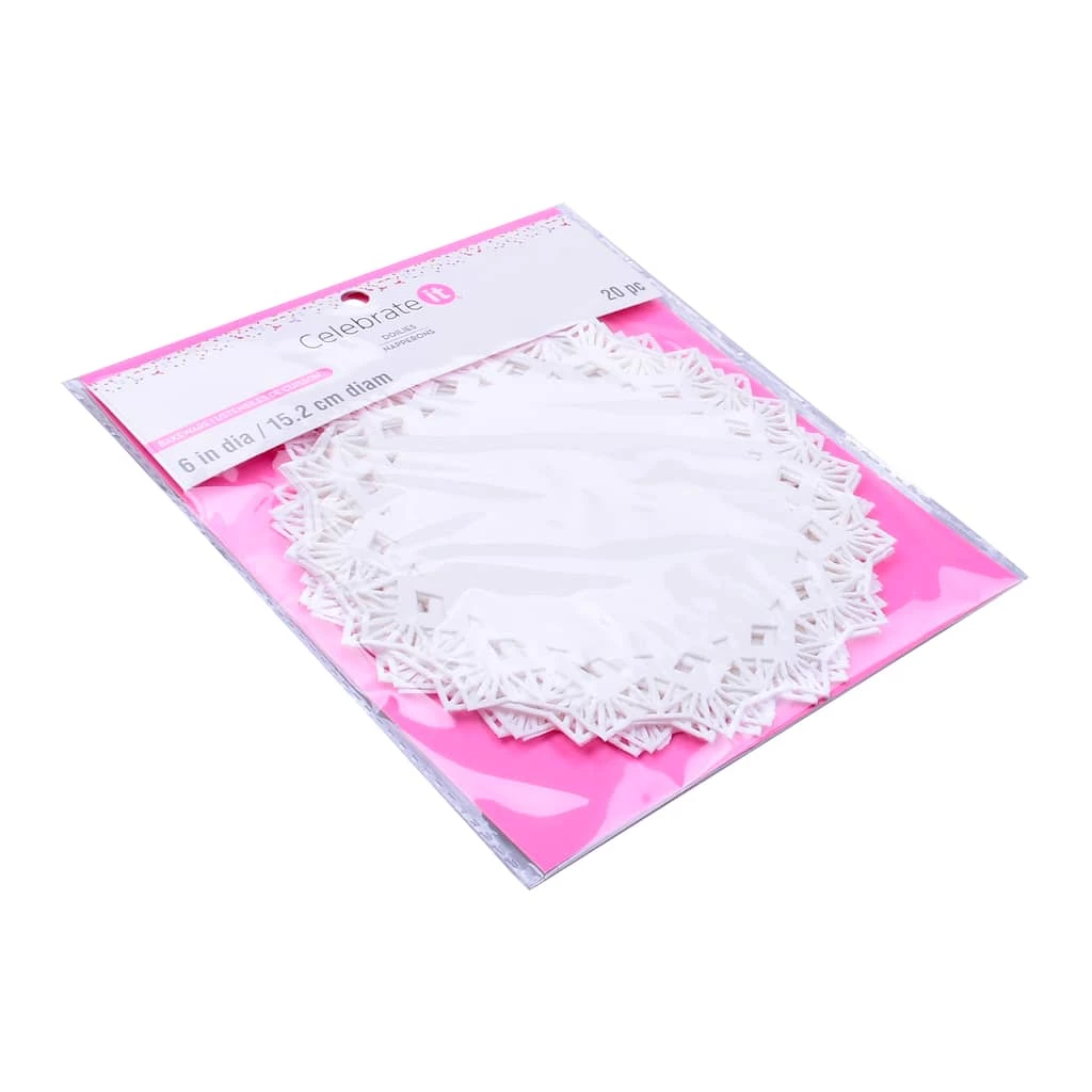 Flash Sale ✨ 12 Packs: 20 ct. (240 total) 6" Paper Doilies by Celebrate It® ✨ 3 Flash Sale ✨ 12 Packs: 20 ct. (240 total) 6" Paper Doilies by Celebrate It® ✨ - Image 3