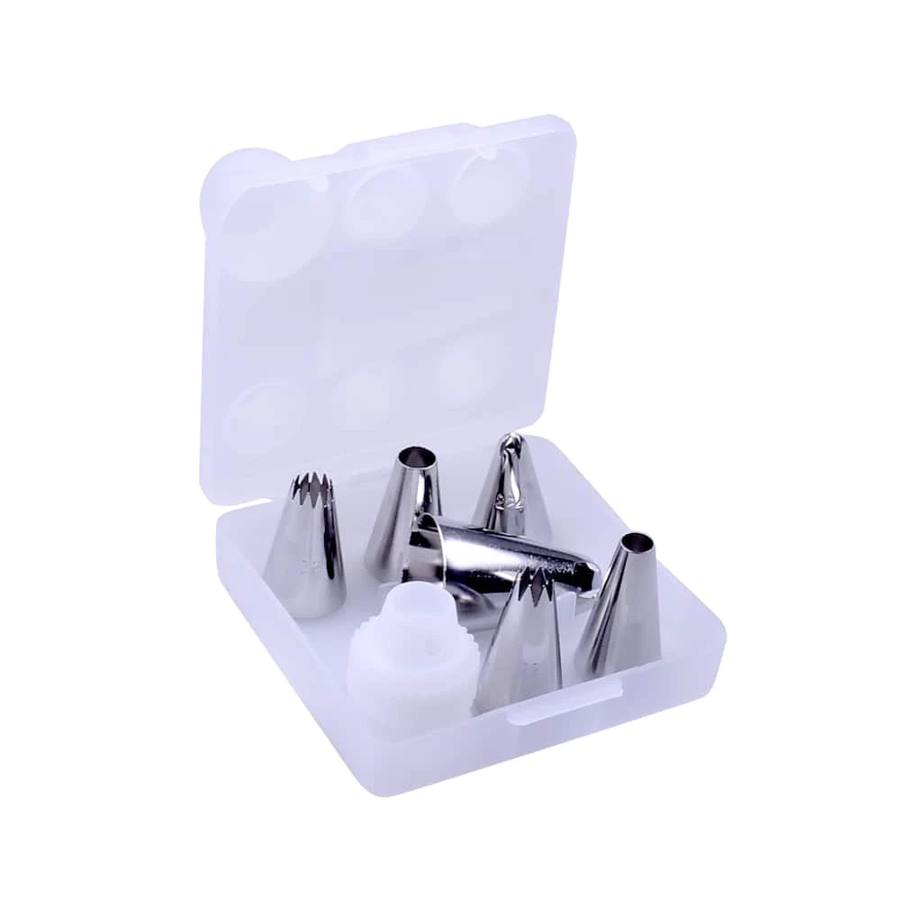 Cheap ๐ 6 Pack: Cupcake Tip Set with Case by Celebrate It® ๐ 2 Cheap ๐ 6 Pack: Cupcake Tip Set with Case by Celebrate It® ๐ - Image 2