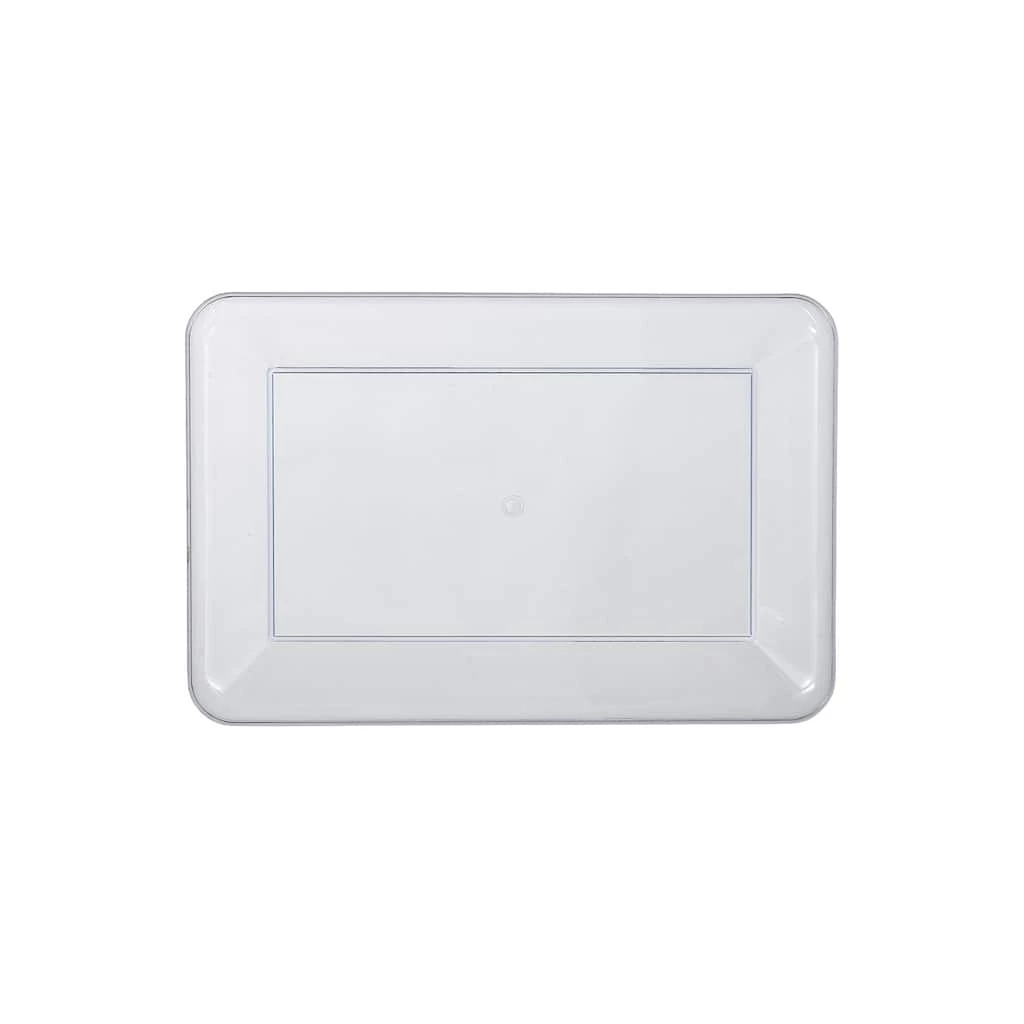 Wholesale 🔥 14" Clear Rectangle Tray by Celebrate It™ 🎉 1 Wholesale 🔥 14" Clear Rectangle Tray by Celebrate It™ 🎉