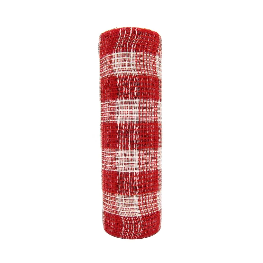 New ⭐ Red & White Buffalo Check Mesh by Celebrate It™ 👏 1 New ⭐ Red & White Buffalo Check Mesh by Celebrate It™ 👏