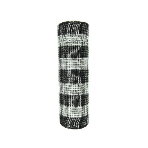 Coupon 🧨 12 Pack: 10" Black & White Buffalo Check Mesh by Celebrate It™ 😉 -Celebrate It Sales Shop 10610197 1 1