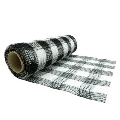 Coupon 🧨 12 Pack: 10" Black & White Buffalo Check Mesh by Celebrate It™ 😉 -Celebrate It Sales Shop 10610197 2 1