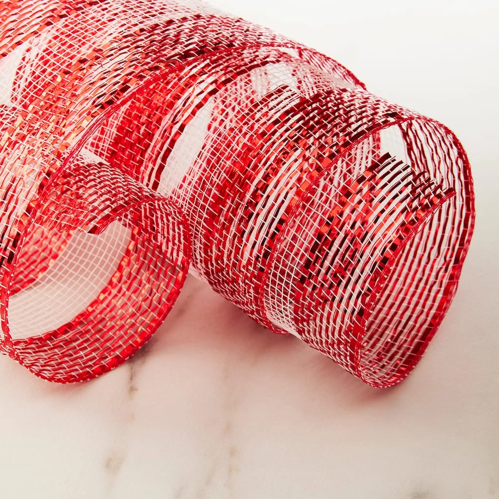 Best deal 👍 Red & White Striped Mesh by Celebrate It™ ⭐ 2 Best deal 👍 Red & White Striped Mesh by Celebrate It™ ⭐ - Image 2