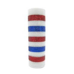 Best Pirce 🌟 Red, White & Blue Striped Mesh by Celebrate It™ 🧨