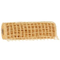 Hot Sale 🔥 10" Beige Check Poly Burlap Mesh by Celebrate It™ 🧨
