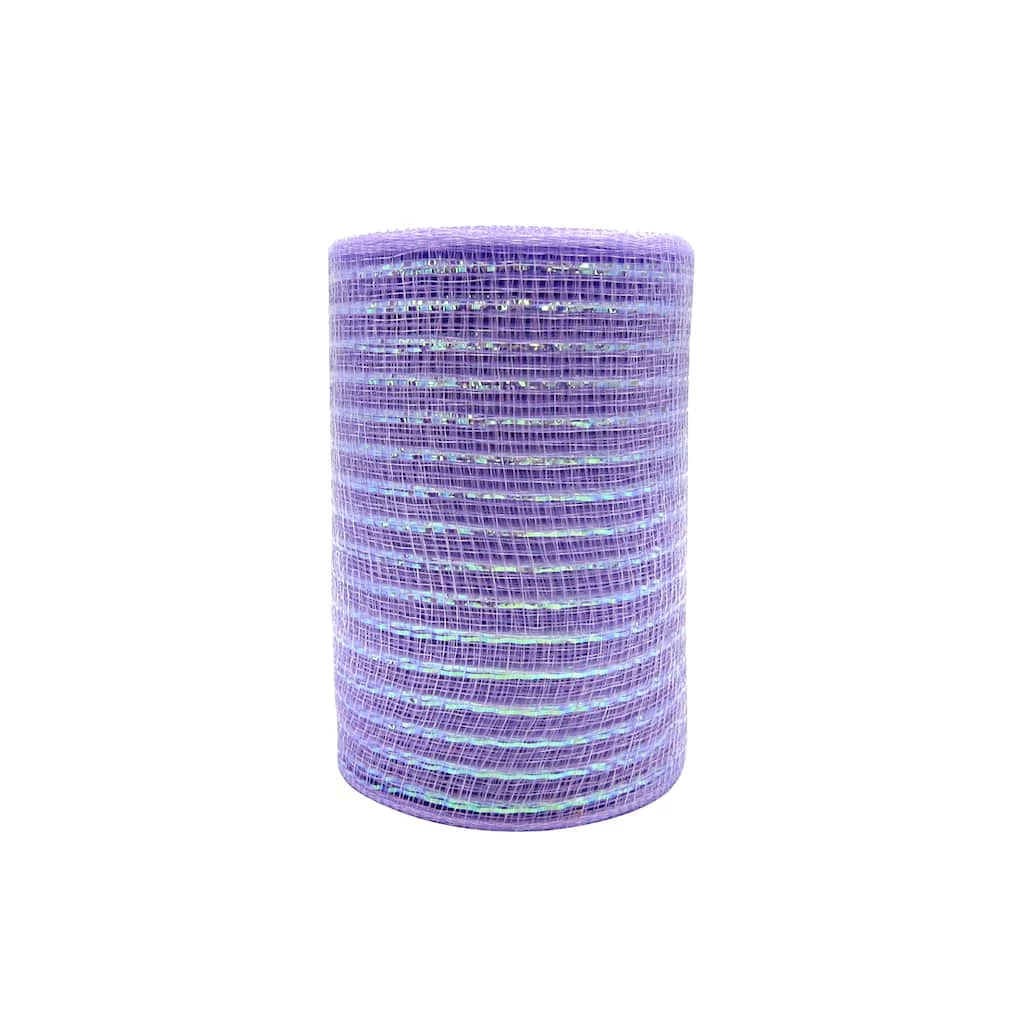 Cheap ⭐ 5.5" Mesh Lavender Ribbon by Celebrate It™ 🤩 1 Cheap ⭐ 5.5" Mesh Lavender Ribbon by Celebrate It™ 🤩