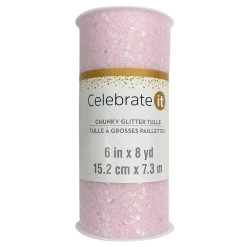 Coupon 🥰 Chunky Glitter Tulle by Celebrate It™ 🔥