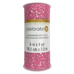 New ✔️ Holographic Dot Tulle by Celebrate It™ 👍