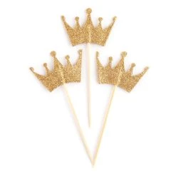 Cheapest 🎁 Gold Crown Treat Toppers by Celebrate It® 🎉