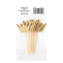 Deals 🤩 12 Packs: 12 ct. (144 total) Gold Crown Treat Toppers by Celebrate It® 😍 -Celebrate It Sales Shop 10626390 6 1