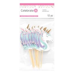 Cheapest ⭐ 12 Packs: 12 ct. (144 total) Glittery Unicorn Treat Toppers by Celebrate It® 😀 -Celebrate It Sales Shop 10626391 3 1