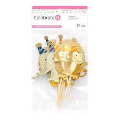 Buy 🛒 12 Packs: 12 ct. (144 total) Jungle Animal Treat Toppers by Celebrate It® ❤️ -Celebrate It Sales Shop 10626394 5 1