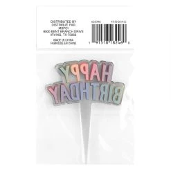 Budget ❤️ 12 Packs: 12 ct. (144 total) Happy 🎂 Birthday Treat Toppers by Celebrate It® 🔥 -Celebrate It Sales Shop 10626396 6 1