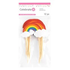 Best deal 🧨 12 Packs: 12 ct. (144 total) Rainbow Treat Toppers by Celebrate It® 👏 -Celebrate It Sales Shop 10626397 5 1