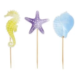 Best Pirce 🧨 Sea Life Cupcake Toppers by Celebrate It™, 12ct. ✨