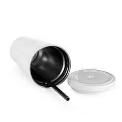 Coupon 😍 19oz. White Stainless Steel Tumbler with Straw by Celebrate It™ 🎁 -Celebrate It Sales Shop 10655231 3