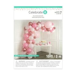 Brand new 🤩 6 Pack: 10ft. Pink Balloon Garland by Celebrate It™ ✨ -Celebrate It Sales Shop 10655756 5 1