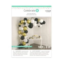 Cheap ✨ 6 Pack: 10ft. Black, White, Gray & Gold Balloon Garland by Celebrate It™ ✔️ 6 Cheap ✨ 6 Pack: 10ft. Black, White, Gray & Gold Balloon Garland by Celebrate It™ ✔️ -Celebrate It Sales Shop 10655761 5 1