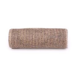 Outlet 😍 10" Beige, Natural & Moss Poly Burlap Mesh by Celebrate It™ 🤩 -Celebrate It Sales Shop 10658577 4