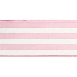 Top 10 🧨 2.5" Stripe Faux Linen Wired Ribbon by Celebrate It™ 😉 -Celebrate It Sales Shop 10659008 3 1