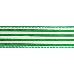 Hot Sale 🌟 1.5" Stripe Faux Linen Wired Ribbon by Celebrate It™ 🔥 -Celebrate It Sales Shop 10659009 3