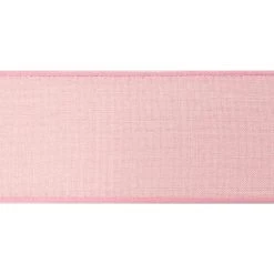 Discount ✔️ 2.5" Faux Linen Wired Ribbon by Celebrate It™ Décor 😉 -Celebrate It Sales Shop 10659011 3