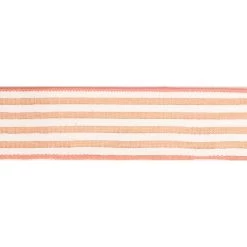Best Sale 💯 12 Pack: 1.5" Stripe Faux Linen Wired Ribbon by Celebrate It™ Décor 🎁 -Celebrate It Sales Shop 10659013 3 1