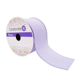 Cheapest 🥰 12 Pack: 2.5" Faux Linen Wired Ribbon by Celebrate It™ Décor 🔔