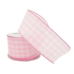 Buy 🔥 12 Pack: 2.5" Gingham Wired Ribbon by Celebrate It™ Décor ✔️ -Celebrate It Sales Shop 10659020 2 1