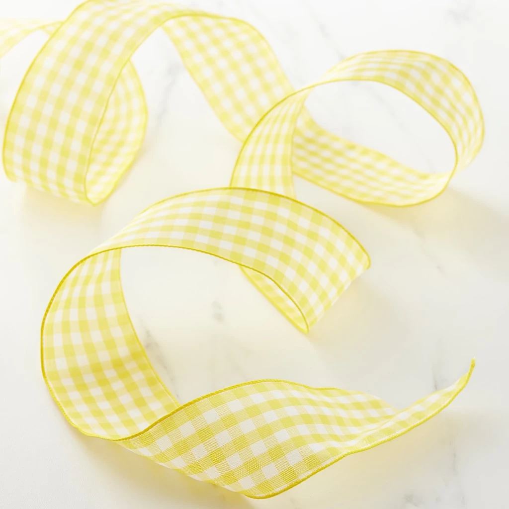 Cheap 🛒 2.5" Faux Linen Wired Thick Striped Ribbon by Celebrate It™ Décor ⌛ 2 Cheap 🛒 2.5" Faux Linen Wired Thick Striped Ribbon by Celebrate It™ Décor ⌛ - Image 2