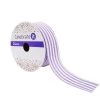 Outlet 🎉 1.5" Faux Linen Wired Thin Striped Ribbon by Celebrate It™ Décor ⌛