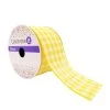 Deals 🎉 2.5" Gingham Wired Ribbon by Celebrate It™ Décor 🎁