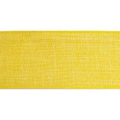 Outlet ✔️ 2.5" Faux Linen Wired Ribbon by Celebrate It™ Décor 🥰 -Celebrate It Sales Shop 10659026 3