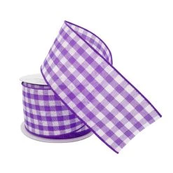 Deals 😉 2.5" Gingham Wired Ribbon by Celebrate It™ Décor 🤩 -Celebrate It Sales Shop 10659027 2