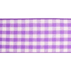 Wholesale 🛒 12 Pack: 2.5" Gingham Wired Ribbon by Celebrate It™ Décor 🤩 -Celebrate It Sales Shop 10659027 3 1