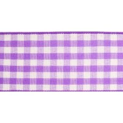 Deals 😉 2.5" Gingham Wired Ribbon by Celebrate It™ Décor 🤩 -Celebrate It Sales Shop 10659027 3