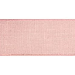 Promo ✔️ 2.5" Faux Linen Wired Ribbon by Celebrate It™ Décor ⭐ -Celebrate It Sales Shop 10659030 3