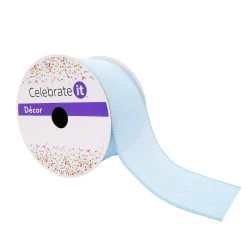 Best deal ⭐ 12 Pack: 2.5" Faux Linen Wired Ribbon by Celebrate It™ Décor 🎉