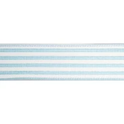Buy ⌛ 12 Pack: 1.5" Faux Linen Wired Thin Striped Ribbon by Celebrate It™ Décor 🎁 -Celebrate It Sales Shop 10659034 3 1