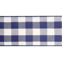 Cheap ✔️ 2.5" Buffalo Check Wired Ribbon by Celebrate It™ Décor 🛒 -Celebrate It Sales Shop 10659035 3