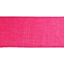 Coupon ✨ 2.5" Faux Linen Wired Ribbon by Celebrate It™ Décor 🌟 -Celebrate It Sales Shop 10659036 3