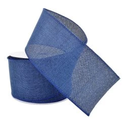 Best deal 👏 2.5" Faux Linen Wired Ribbon by Celebrate It™ Décor ✨ -Celebrate It Sales Shop 10659037 2
