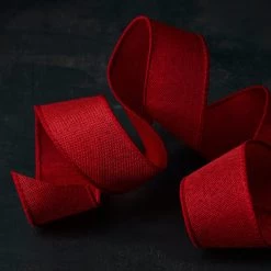 Wholesale 🎁 1.5" Faux Linen Wired Ribbon by Celebrate It™ 🎉 -Celebrate It Sales Shop 10659051 20