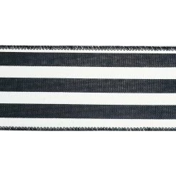 Coupon 😀 12 Pack: 2.5" Stripe Faux Linen Wired Ribbon by Celebrate It™ ⌛ -Celebrate It Sales Shop 10659057 3 1