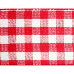 Buy 🥰 12 Pack: 4" Buffalo Check Wired Ribbon by Celebrate It™ 🔥 -Celebrate It Sales Shop 10659058 3 1