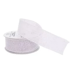 Best deal 💯 12 Pack: 1.5" Faux Burlap Wired Ribbon by Celebrate It™ 🎉 -Celebrate It Sales Shop 10659061 2 1