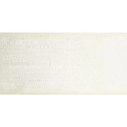 Flash Sale ⌛ 2.5" Ivory Faux Linen Wired Ribbon by Celebrate It™ 🛒 -Celebrate It Sales Shop 10659069 3