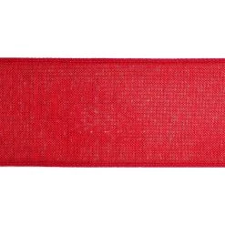 Brand new 🎁 2.5" Red Faux Linen Wired Ribbon by Celebrate It™ 🌟 -Celebrate It Sales Shop 10659070 3