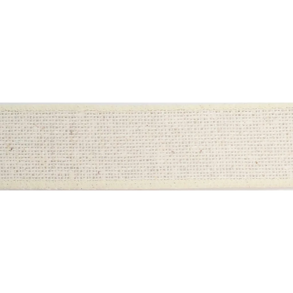 Discount 🧨 1.5" Ivory Faux Burlap Wired Ribbon by Celebrate It™ 🛒 3 Discount 🧨 1.5" Ivory Faux Burlap Wired Ribbon by Celebrate It™ 🛒 - Image 3